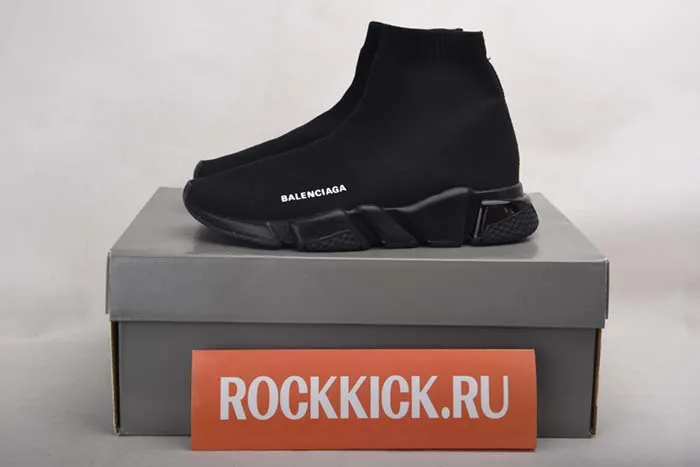 Balenciaga Speed Trainer Sneakers All Black 483502 W05G0 1000