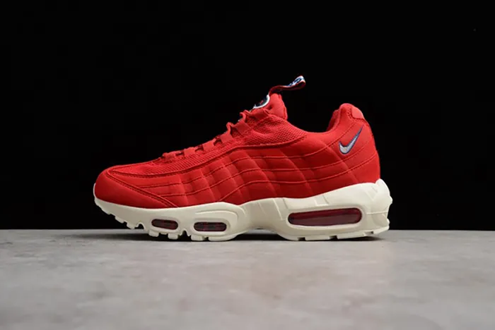Nike mens AIR MAX 95 TT "PULL TAB"  gym red/ sail-gym-blue AJ1844-600