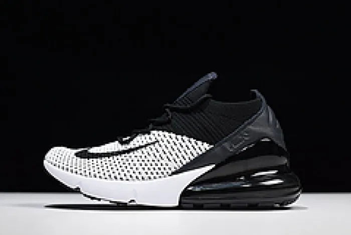 NIKE AIR MAX 270 FLYKNIT "WHITE/BLACK"  AO1023-100