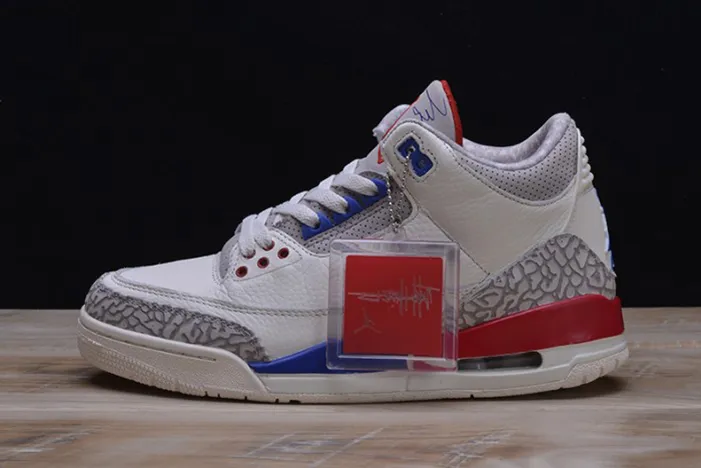 AIR JORDAN 3 RETRO 'CHARITY GAME' sail red mens 136064-140