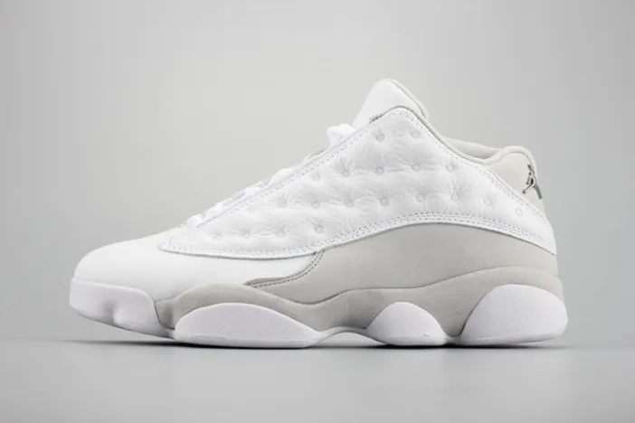 Air Jordan 13 Low'Pure Money' white mens 310810-100