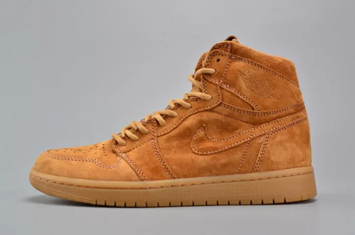 Air Jordan 1 Retro High OG 'Wheat'  Golden Harvest/Elemental Gold 555088-710