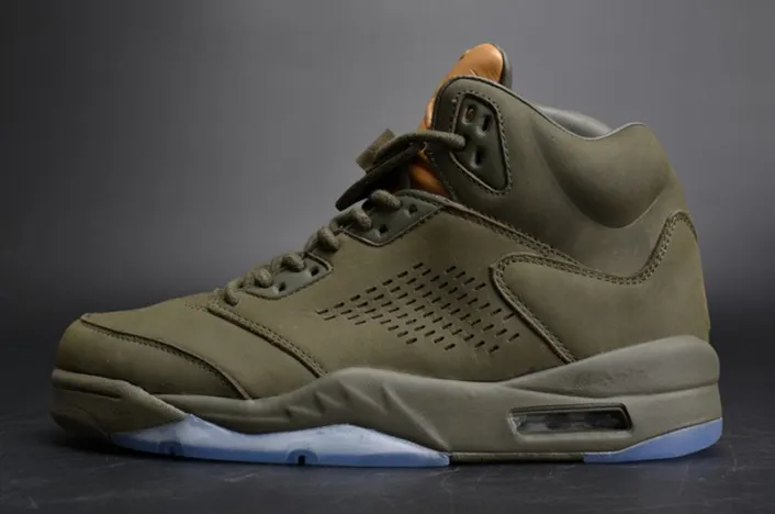AIR JORDAN 5 RETRO PREM 'TAKE FLIGHT' sequoia mens 881432-305