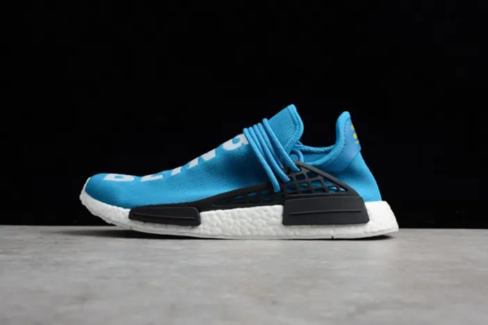 ADIDAS mens PW HUMAN RACE NMD 'PHARRELL' blue BB0618