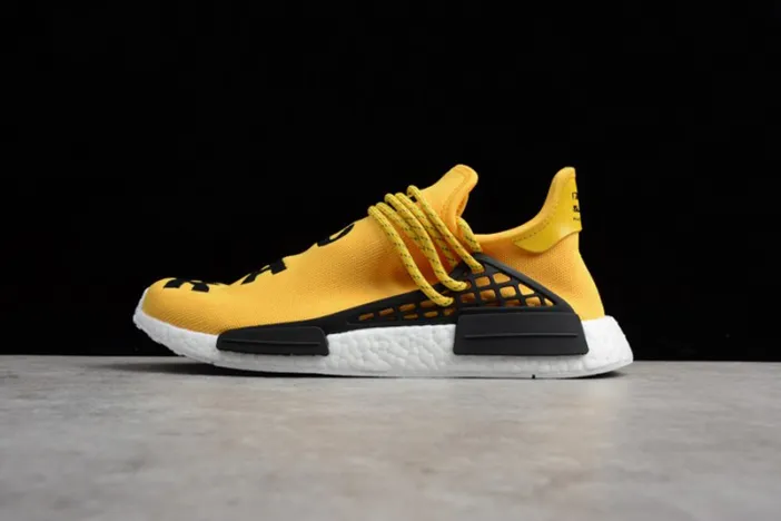 ADIDAS mens PW HUMAN RACE NMD 'PHARRELL'yellow BB0619