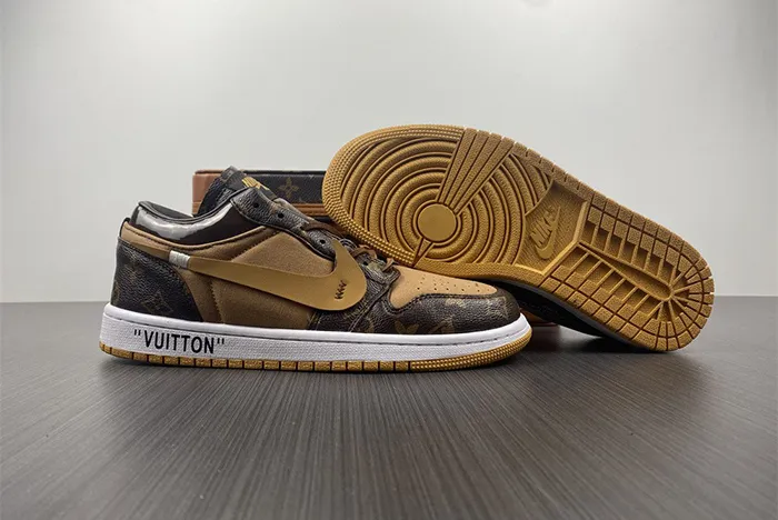 OFF-WHITE x Air Jordan 1 Low Top 554724-555