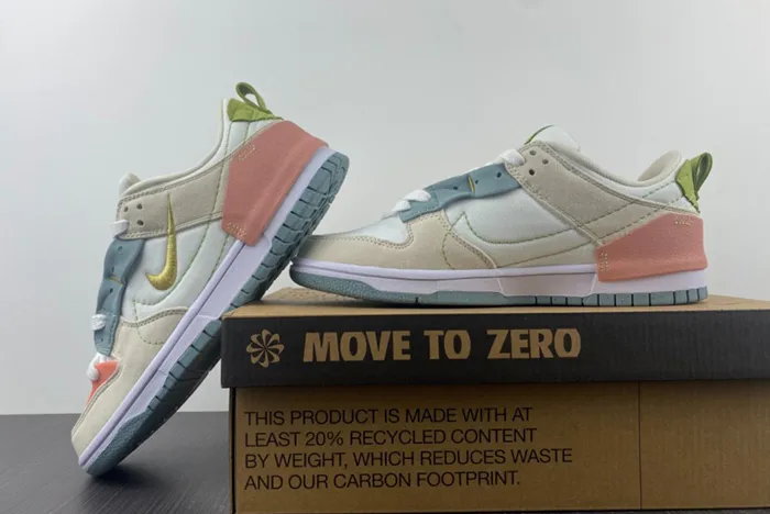 Nike Dunk Low Disrupt 2 Easter Blue Green Gold Pink DV3457-100