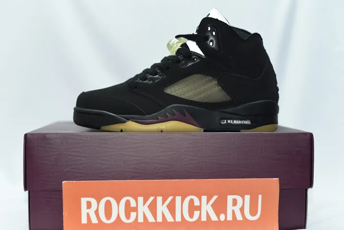 A Ma Maniére x Air Jordan 5 Black FD1330-001