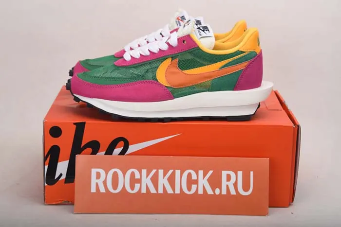 NIKE LD WAFFLE SACAI pink  MULTI - BV0073-301